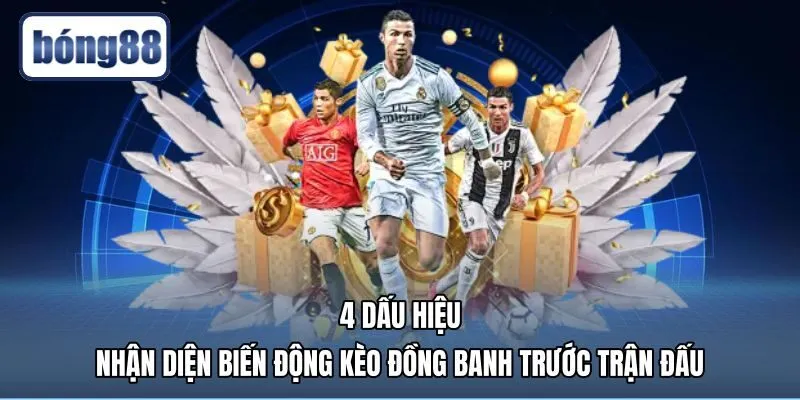 Dấu hiệu biến động kèo đồng banh là gì trước giờ đấu