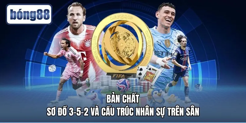 Hiểu rõ sơ đồ 3-5-2 là gì qua bố trí nhân sự