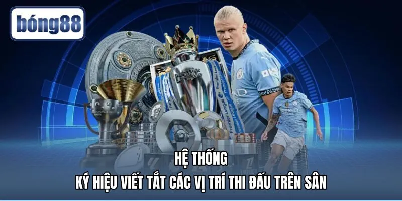 Sơ đồ ký hiệu các vị trí cầu thủ trên sân cỏ