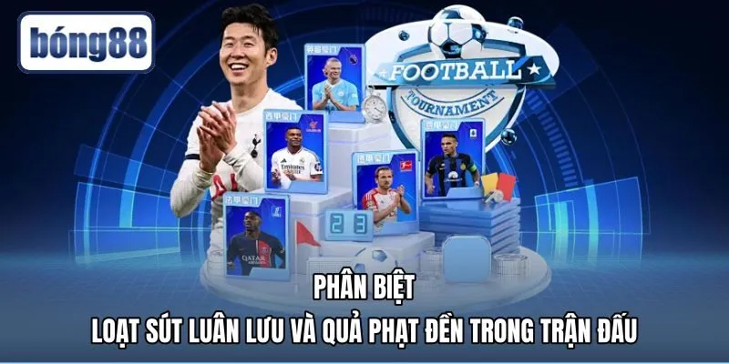 Bảng đối chiếu quả phạt đền và luân lưu là gì