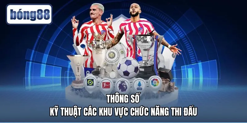 Sơ đồ phân chia khu vực phạt đền và vùng cầu môn